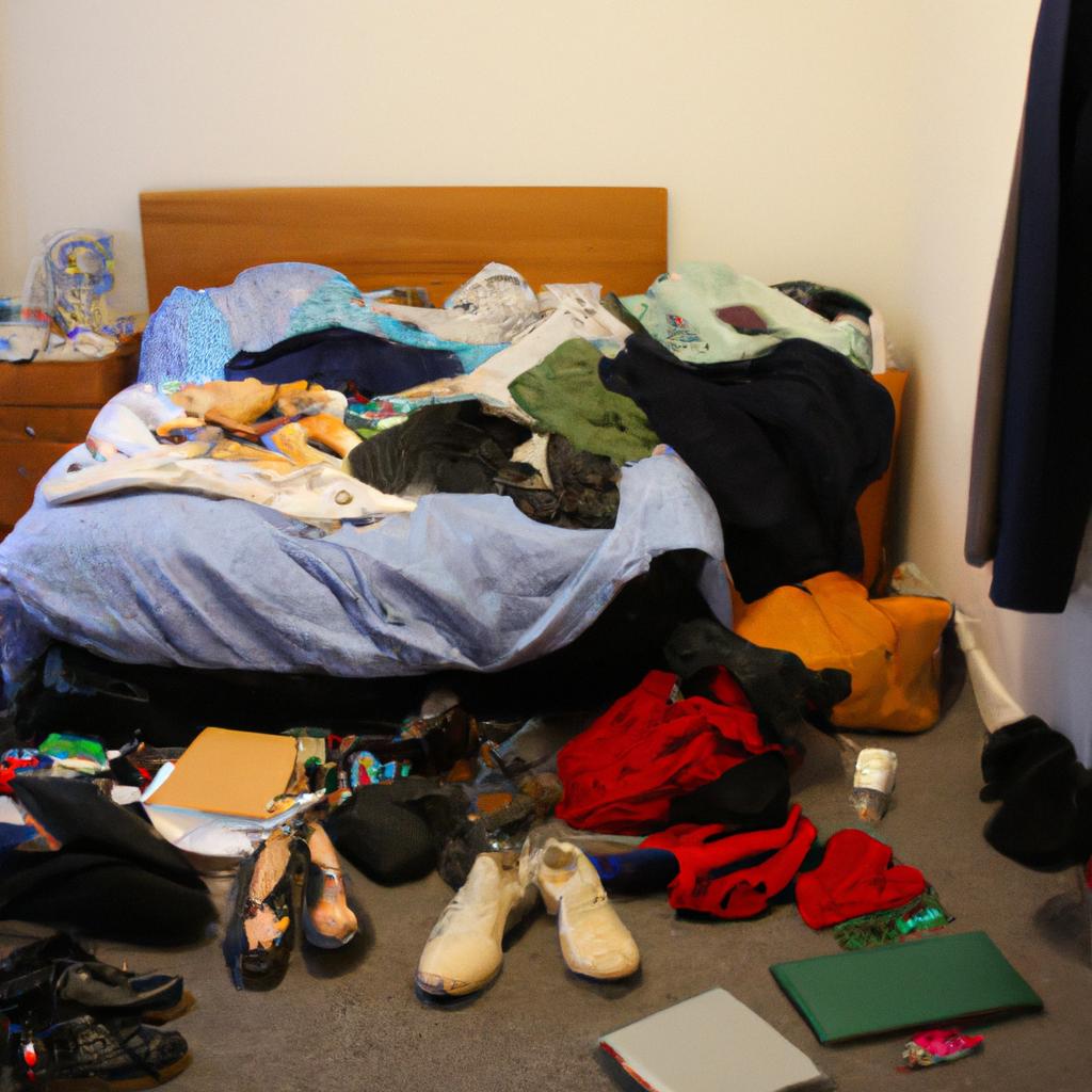 A bedroom cluttered with clothes and shoes can make it difficult to find what you need and can add unnecessary stress to your already busy day.