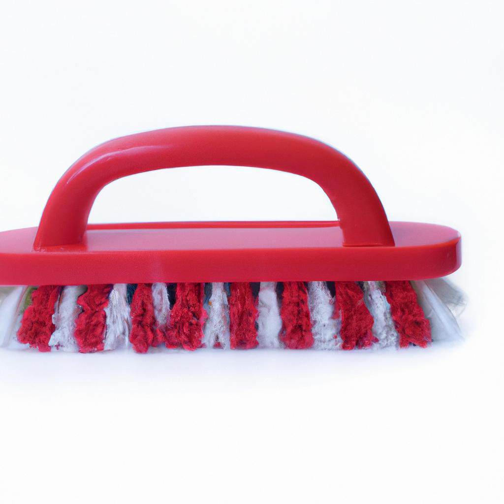 Make cleaning easy and comfortable with this ergonomic scrub brush.