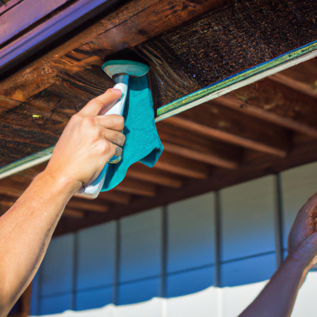 Cleaning an awning by hand ensures a thorough job and can be more gentle on delicate materials.