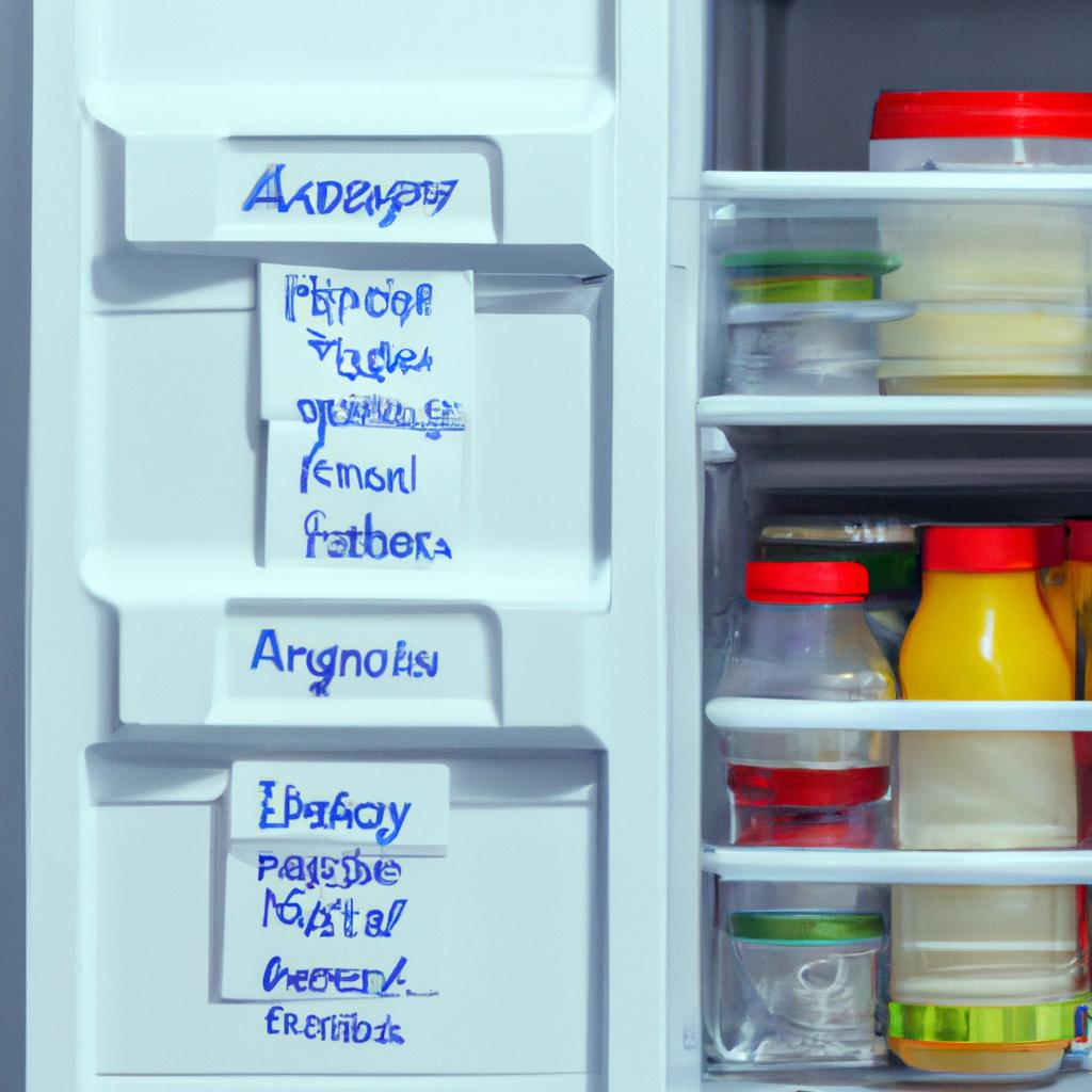 Keeping your refrigerator organized is key to preventing spills and making cleaning easier.