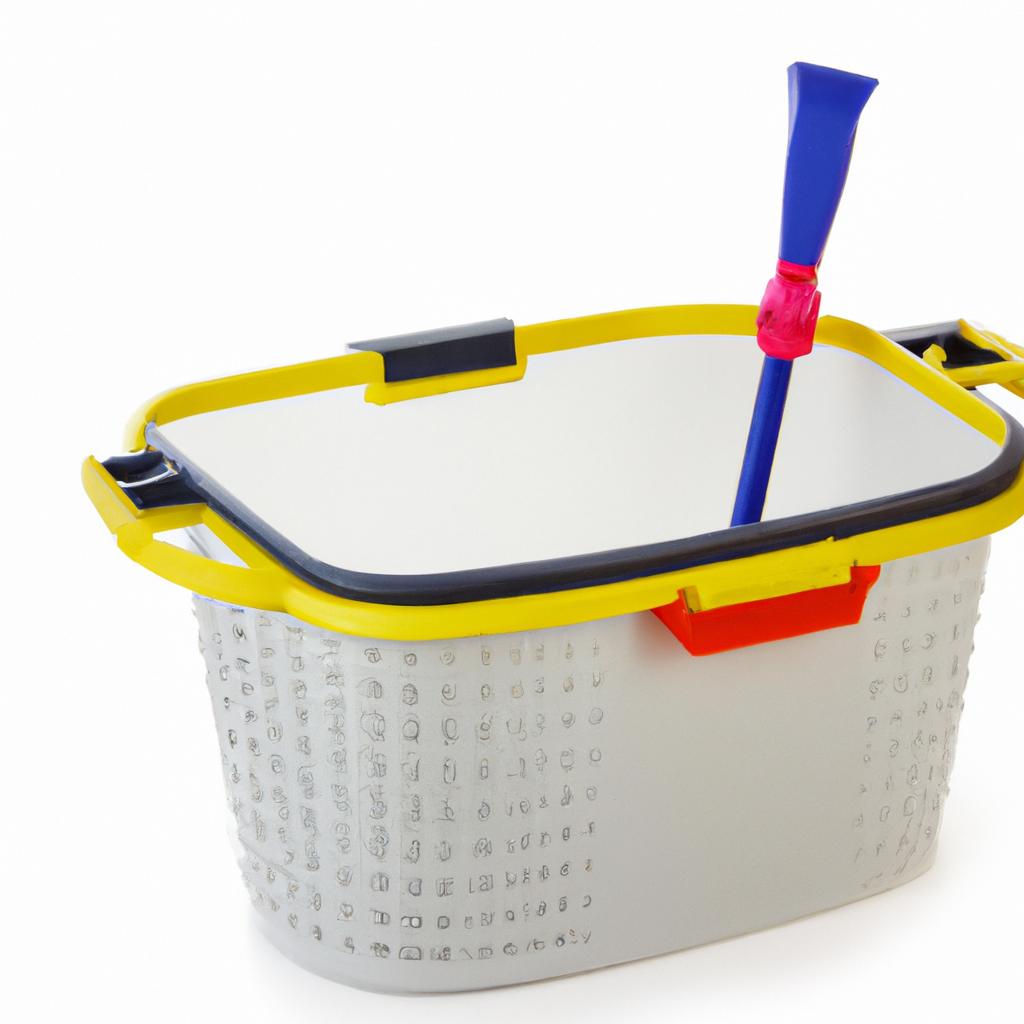 This plastic cleaning caddy is both lightweight and durable, making it easy to carry around from room to room.