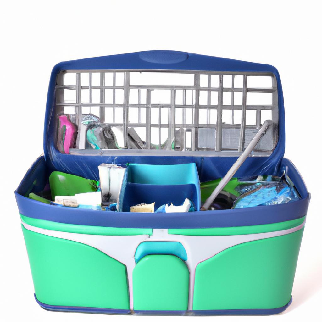 This cleaning caddy is perfect for those who like to keep their cleaning tools separate and organized.