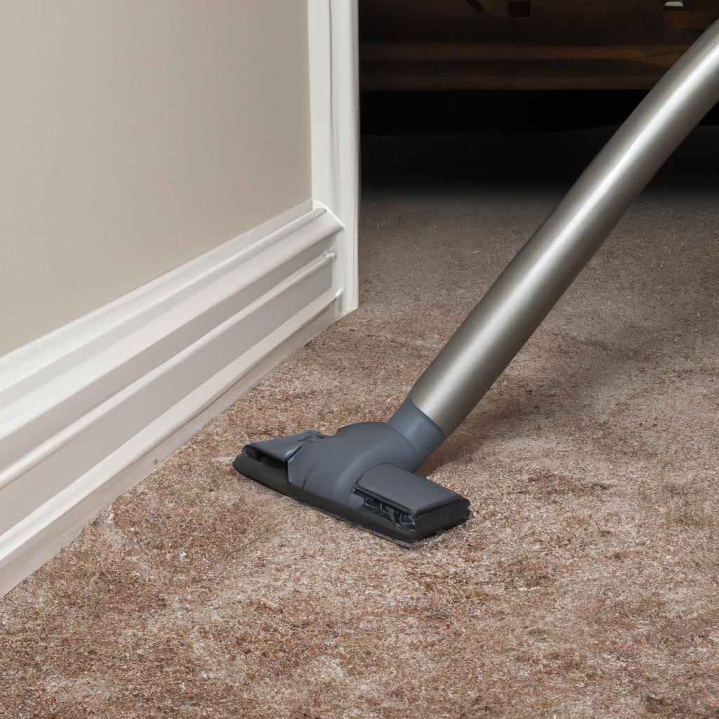 Vacuum attachments are the best tool for cleaning hard-to-reach areas like baseboards.
