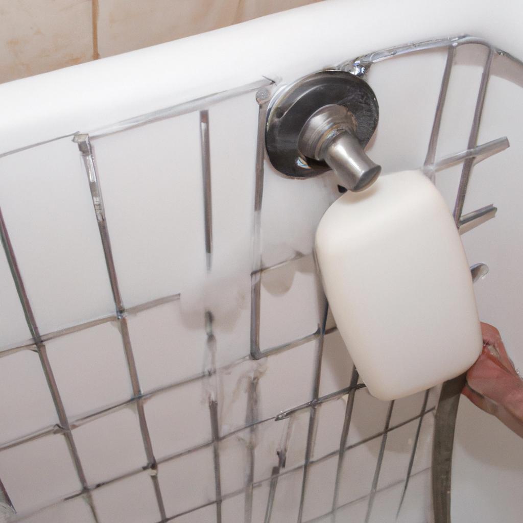 Using vinegar and baking soda is a simple and effective way to green clean your shower and tub.