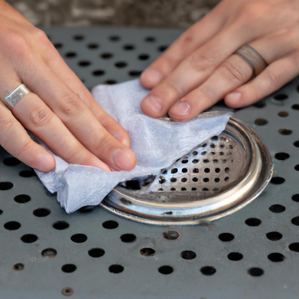 Wet cleaning method can help remove stubborn dirt and stains from metal air vent covers