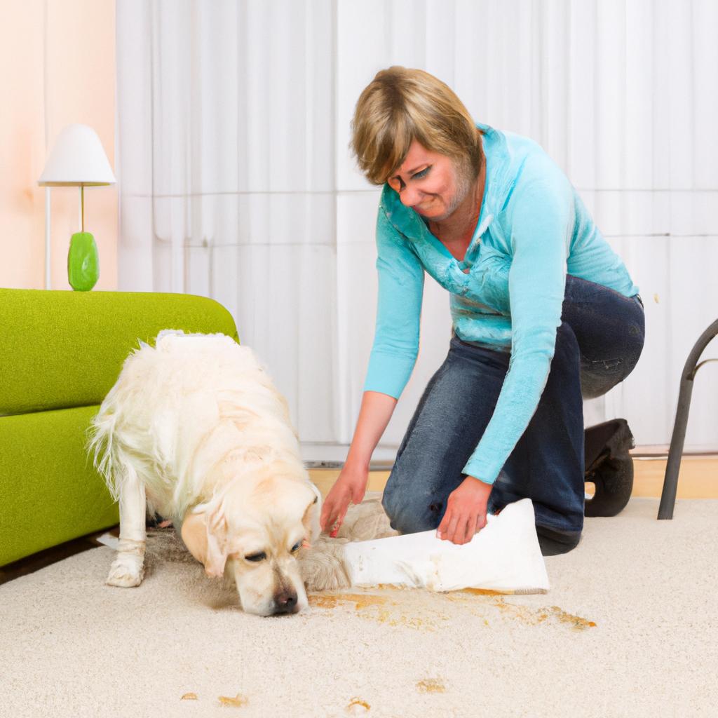Accidents happen during a dog's heat cycle, but it's important to clean them up promptly to avoid stains and odors. Learn the best techniques for cleaning up after your dog.